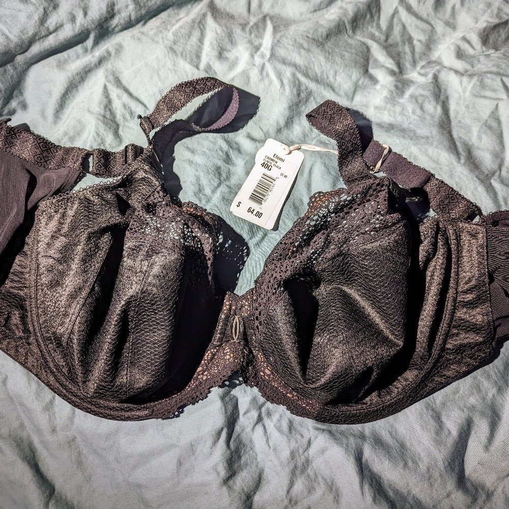 Elomi Carmen Underwire Plunge Bra with Stretch Cup 40G